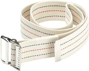 OTC Gait Transfer Belt, White, 72 Inch