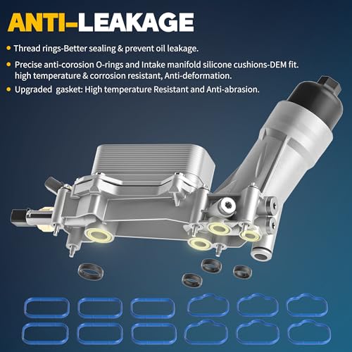 GAOBEN Upgraded Aluminum Engine Oil Filter Housing 926-876 926-959 - Image 5