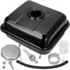 FVRITO Gas Fuel Tank With Stainless Cap Replacement For Mini Bike