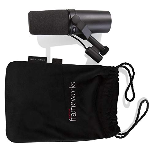 Gator Frameworks Velvet Carry Bag For Studio Microphones (GFW-MICPOUCH) - Image 2