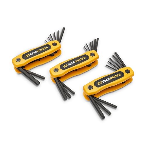 GEARWRENCH 25 Piece SAE/Metric/Torx® Folding Hex Key Set - 83512 - Image 4