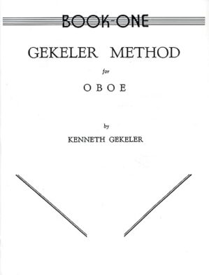 Gekeler Method For Oboe, Book 1