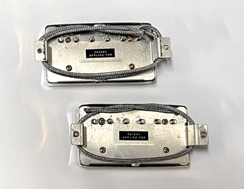 Generic Nickel Gibson Classic 57 & 57 + Plus Humbucker PAF Guitar Pickup Set 2-Conductor - Image 2