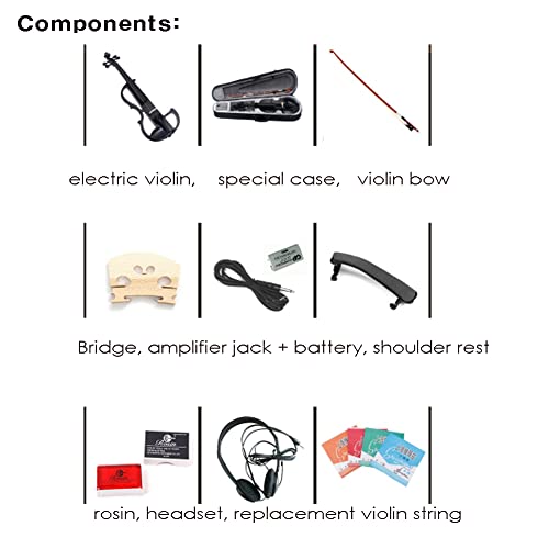 Gentle Prince Gentle Prince #31 Electric Violin 4/4 Size - Image 4