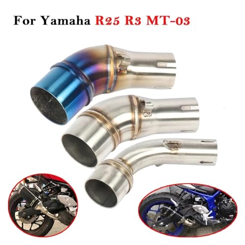 GeRRit Compatible With Yamaha YZF R25 R3 MT-03 Exhaust Muffler - Image 2