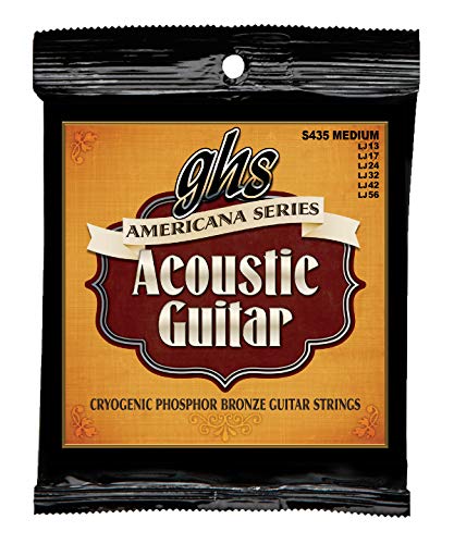 GHS Strings Americana Series Phosphor Bronze Acoustic Strings, Medium (013-056) - Image 2