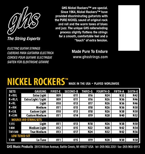 GHS Strings Nickel Rockers Rollerwound Electric Guitar Strings - Image 2
