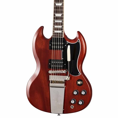 Gibson Gibson SG Standard '61 Faded Maestro Vibrola/Vintage Cherry Electric Guitar Gibson - Image 4