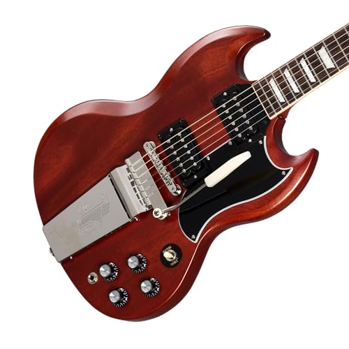 Gibson Gibson SG Standard '61 Faded Maestro Vibrola/Vintage Cherry Electric Guitar Gibson - Image 5