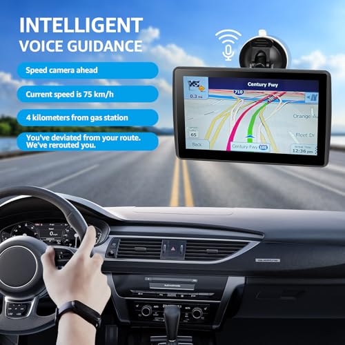 GIFEHU 7 Inch GPS Navigator With 2024 Map - Image 3