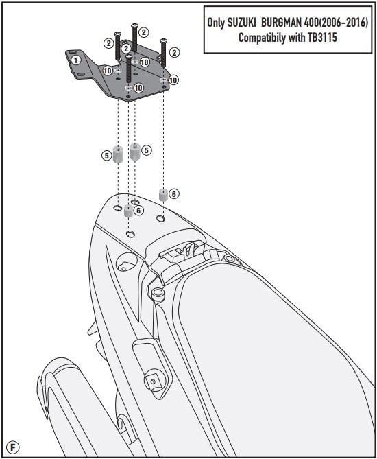 GIVI Givi SR3115 Rack - Image 2