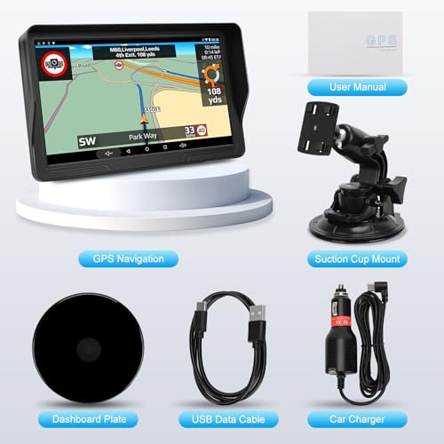 glaury 9 Inch GPS Navigator With Latest 2024 Map - Image 5