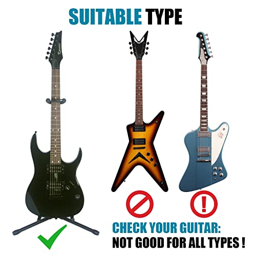 GLEAM Adjustable Folding Guitar Stand Black (CG-4) - Image 5