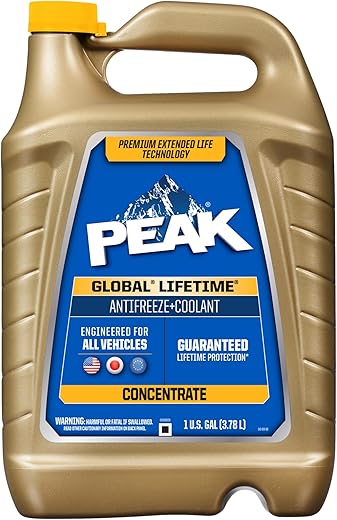 PEAK Global Lifetime Antifreeze & Coolant, 1 Gal
