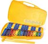 MYEONGCHANG Glockenspiel Xylophone, 25-Note Instrument (Yellow-Rainbow)