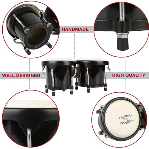 GLORY ESTD. 1962 Bongo Drums 4β & 5β With Bag - Image 3