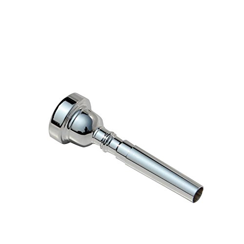 GLORY Silver Plated Bb Trumpet Mouthpiece, 5c - Image 4