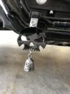 Kustom Cycle Parts Gloss Black Skull Bell Hanger For Motorcycle