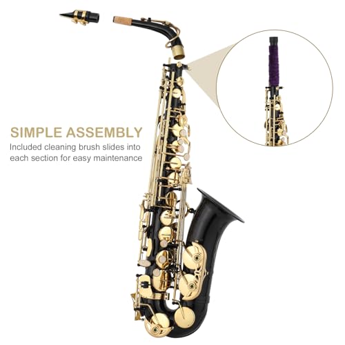 GODECOR E Flat Brass Alto Saxophone With Accessories - Image 5