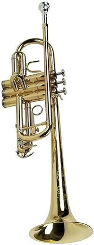 ZYZYZY Gold Lacquer C Key Brass Trumpet