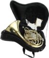 QJWENFD Gold Lacquer Double French Horn Bright Sound