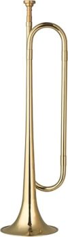 ZYZYZY Gold-Plated Bugle Call Cavalry Horn