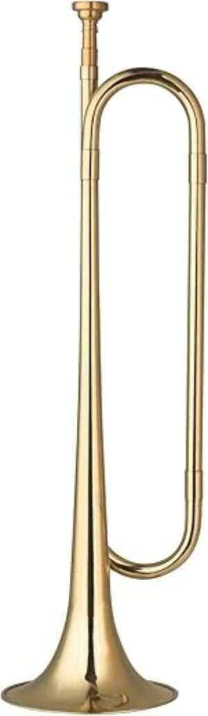 ZYZYZY Gold-Plated Bugle Call Cavalry Horn
