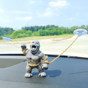 Motaney Gorilla Car Ornaments For Dashboard Decor
