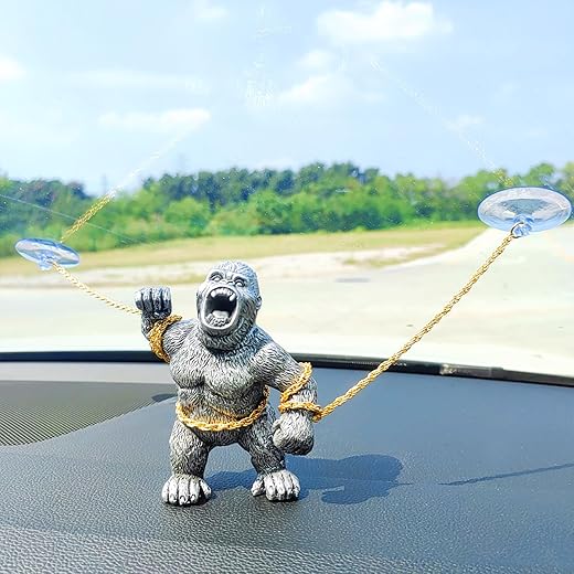 Motaney Gorilla Car Ornaments For Dashboard Decor
