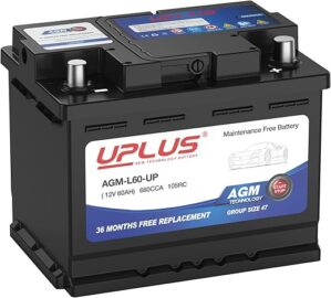 UPLUS NEW TECHNOLOGY BATTERY Group 47 AGM-L60-UP Car Battery