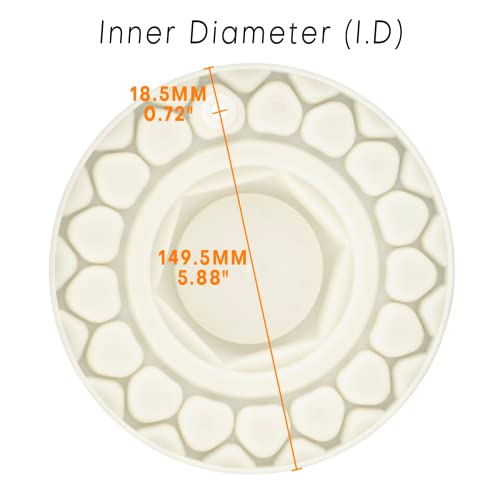 GTOWNWORKS 6.61in Wheel Center Caps, 4pcs 168mm - Image 3