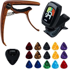 Donux Guitar Accessories Kit 18PCS With Capo