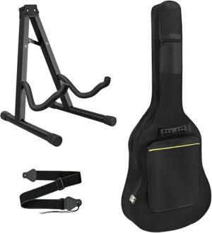 Mdvora Guitar Accessories Kit: Bag, Stand & Strap