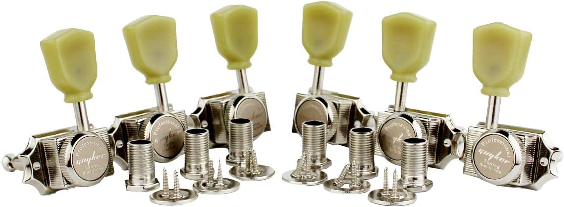 guyker Guitar Locking String Tuning Pegs 3R+3L