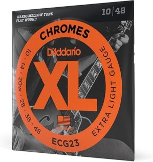 D'Addario Guitar Strings - XL Chromes ECG23 10-48