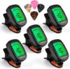 AARVI Guitar Tuner 5 Pack With LCD Display