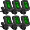 Sound harbor Guitar Tuner Clip On 6 Pack