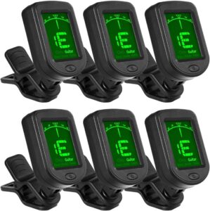 Sound harbor Guitar Tuner Clip On 6 Pack