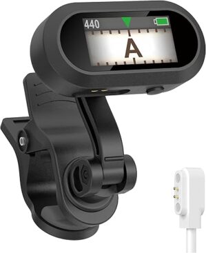 Sondery Guitar Ukulele Tuner Clip On Rechargeable