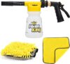 Clean Car USA Gun Car Wash + Microfiber Mitt Kit