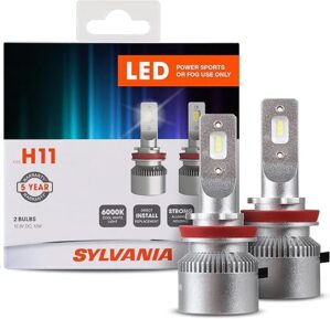 SYLVANIA H11 LED Powersport Headlight Bulbs – 2 Pack