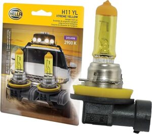 HELLA H11 Xtreme Yellow Bulb (12V 55W) 2 Pack