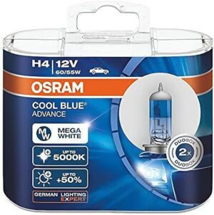 OSRAM H4 9003 12V 5000K Halogen Headlight 2X