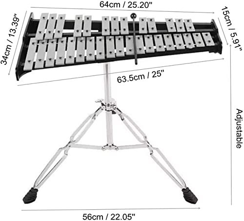 Habisder Glockenspiel Xylophone Kit With Stand - Image 3