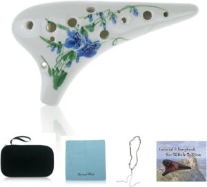 OcarinaWind Hand Painted 12 Hole Alto C Ocarina