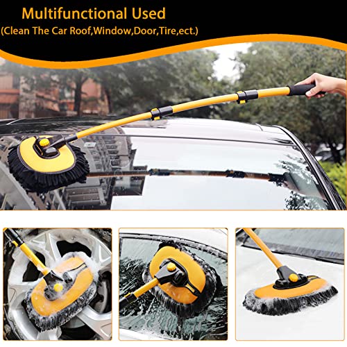 Harazaqa Curved Car Cleaning Brush With Telescopic Handle - Image 4