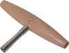 Roosebeck Harp Tuning Key, Lacewood – Medium