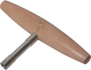 Roosebeck Harp Tuning Key, Lacewood – Medium