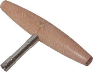 Roosebeck Harp Tuning Key, Lacewood – Medium
