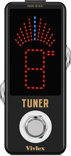 Vivlex HD LED Display Chromatic Tuner Pedal